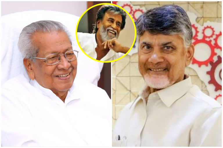 Governor and chandrababu congrats to rajinikanth for Dadasaheb Phalke Award