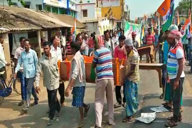 তেজপুরে তৃণমূলের পোলিং এজেন্টের মৃত্যু