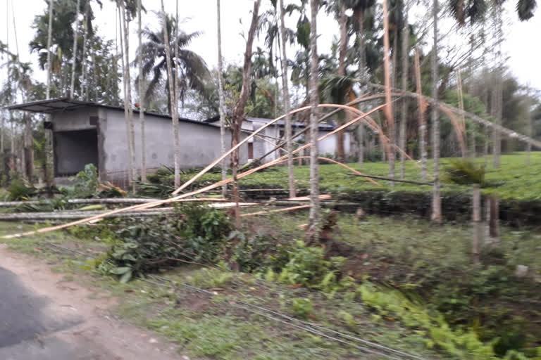 নিশা ডিব্ৰুগড়ত প্ৰচণ্ড ধুমুহা-বহাহত বিস্তৰ ক্ষতি সাধন