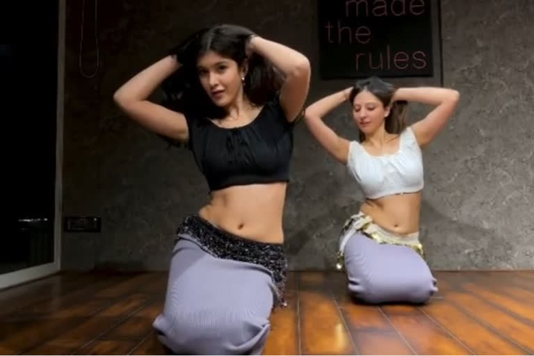 Shanaya Kapoor showcases killer belly dancing moves - video