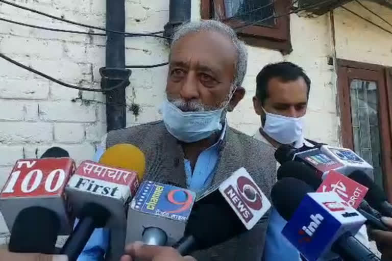 MLA Rakesh Singha attacks on BJP in theog