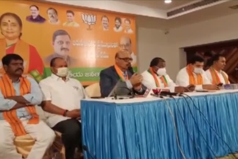 bjp meeting with tirupati famous personalities, bjp mp venkatesh words about ap capital in rayalaseema