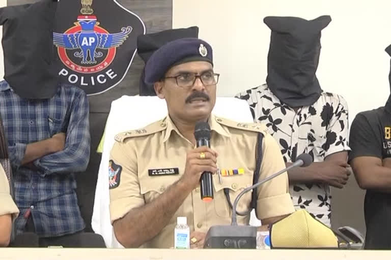 guntur urban sp ammireddy, kvp colony murder case accused arrest