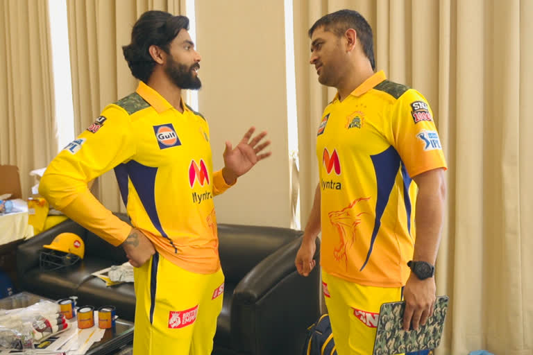 Ravindra Jadeja Reunites With MS Dhoni