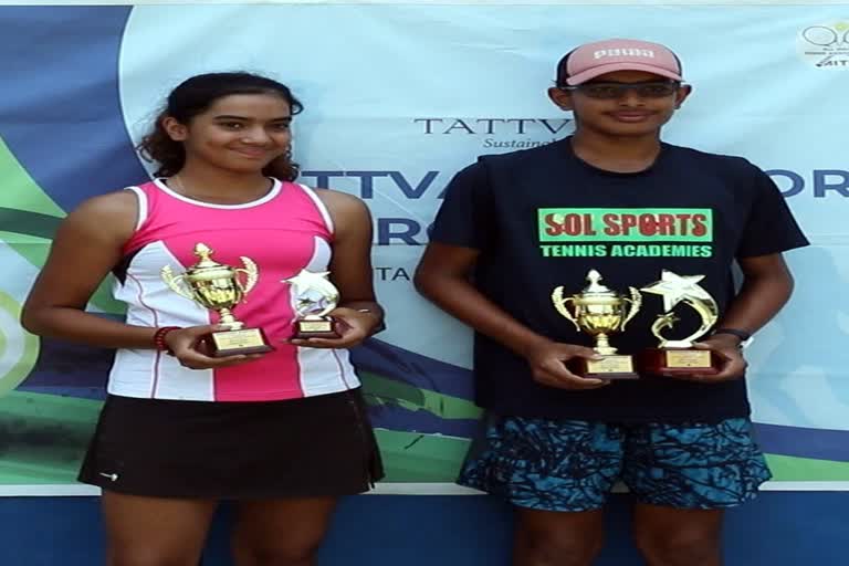 Kriish, Vanya wins girls crown at AITA U-16 Talent series