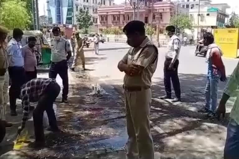 stand for auto in Kota, Kota traffic police