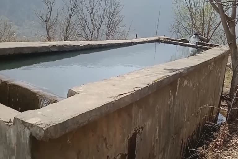 water supply scheme and filtration plant defunct from a decade in ganderbal village