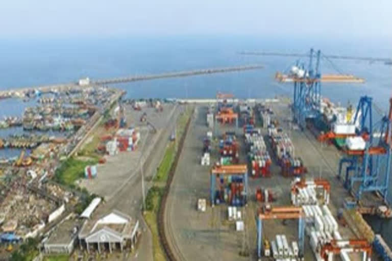 Visakhapatnam Port Trust stood in third place in the country in cargo handling