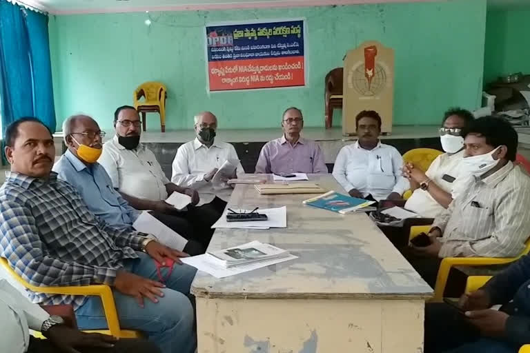 civil rights leaders Round table meeting in Vijayawada