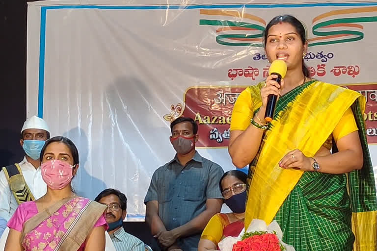 ZP Chairperson Sarita participated in Azadi Ka Amrit Mahotsav program in Jogulamba Gadwal district, Azadi Ka Amrit Mahotsav program in Jogulamba Gadwal