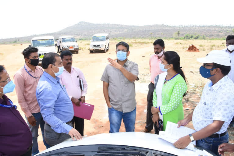 Film City construction space inspected by Information Department Commissioner