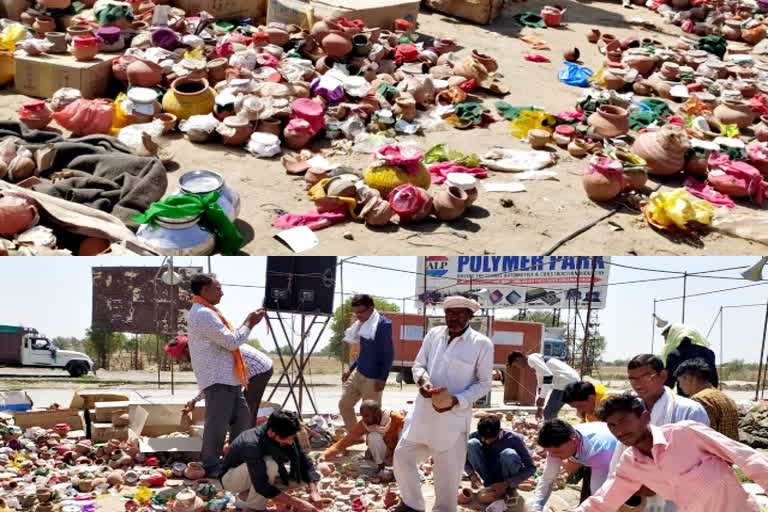 शाहजहांपुर हरियाणा बॉर्डर  किसान आंदोलन  किसानों की याद में शहीद स्मारक  किसानों का शहीद स्मारक  आंदोलन में शहीद किसान  दिल्ली-जयपुर हाईवे  Delhi-jaipur highway  Martyrs farmers in the movement  Shahjahanpur Haryana Border  farmer protest