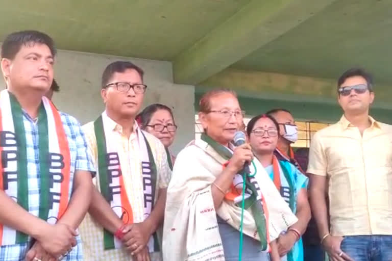 pramilarani brahma road show at kokrajhar