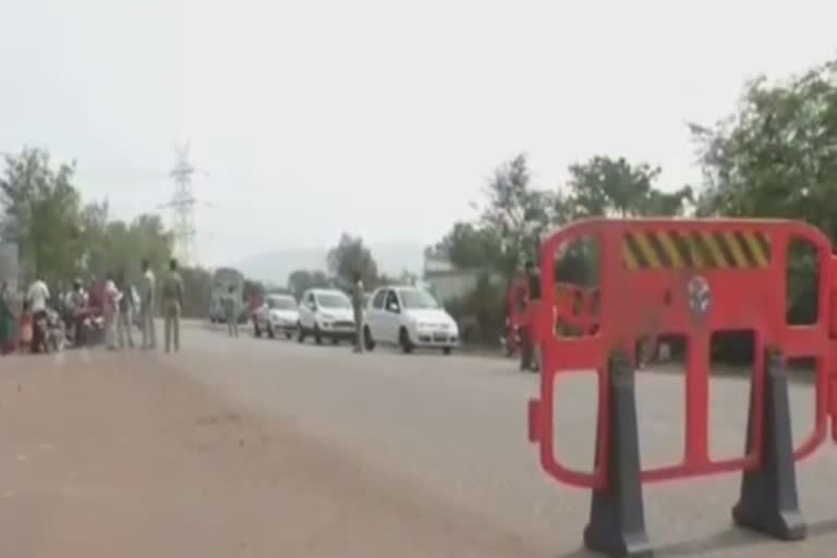 mask checking tight in border areas in jharsuguda