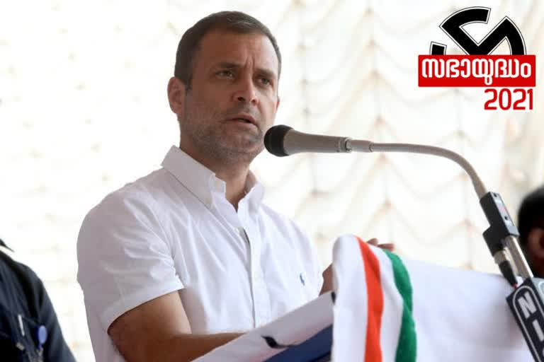 WAYANAD RAHUL GANDHI  വിമർശനം  രാഹുൽ ഗാന്ധി  ബഫർ സോൺ  സർക്കാർ അനാസ്ഥ  വയനാട്  അവസാന ലാപ്പിൽ പ്രചാരണം  ബഫർ സോൺ പ്രശ്‌നം