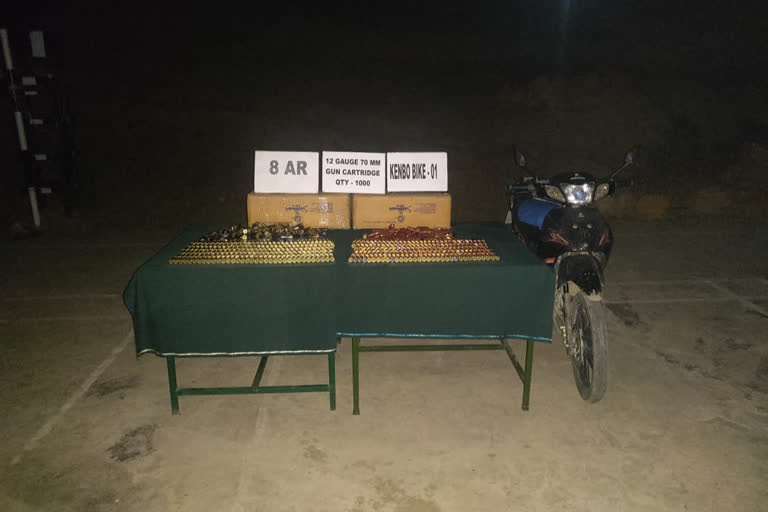 Ammunition recovered in Myanmar border