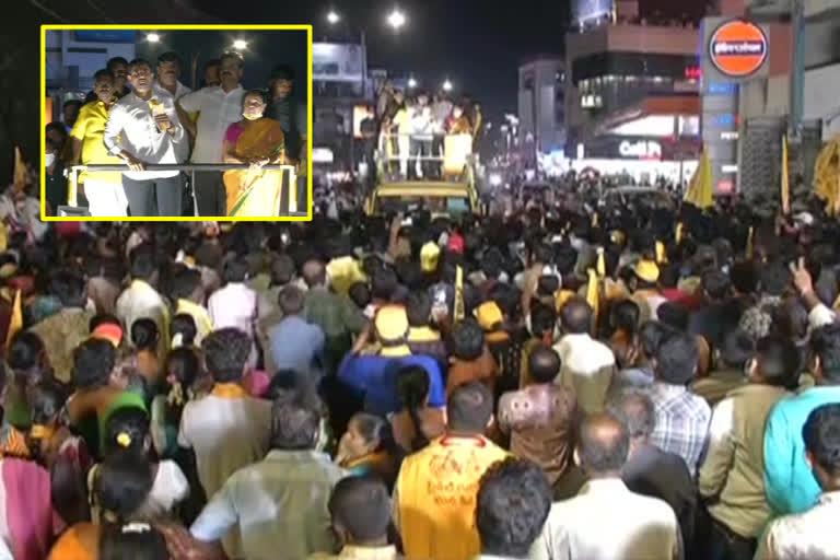 election campaign at Tirupati