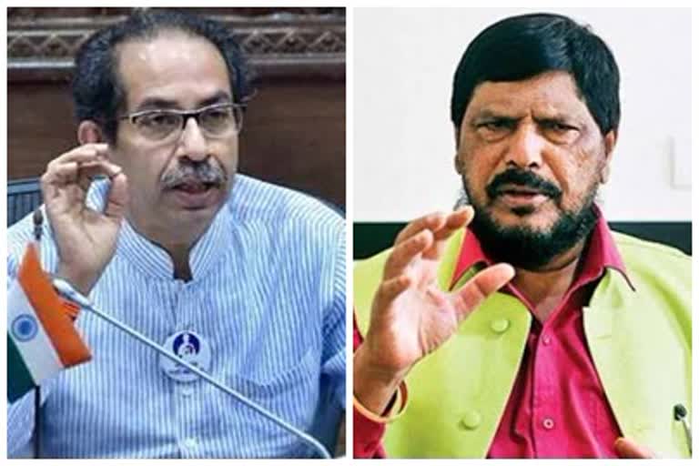 cm Thackeray resignation demand Athawale