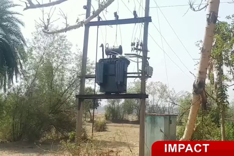 New transformer installed in village