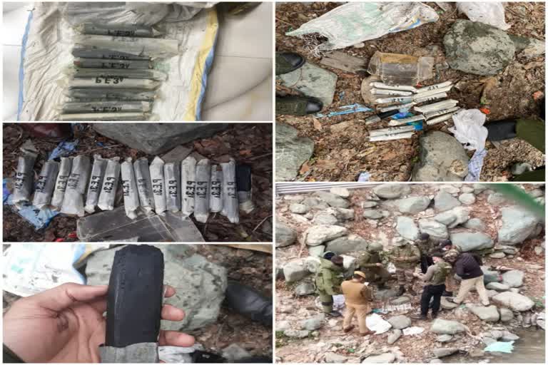 Army recovers explosives from Karnah, Kupwara