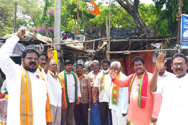 bjp celebrations in chittoor district