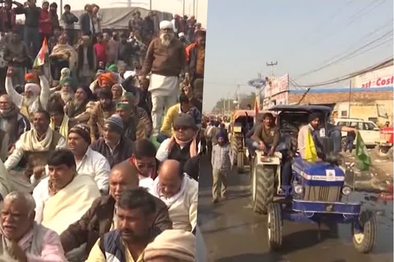 Delhi Farmers continued their protest with the name of Mitti Satyagraha