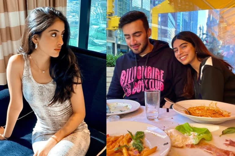 Khushi Kapoor's happy picture with Aakash Mehta intrigues Navya Nanda