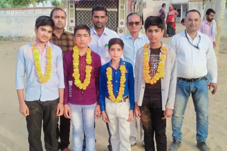 Jhunjhunu news, students selected in Sainik School