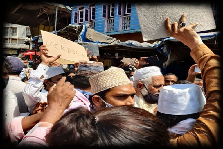 protest against lockdown