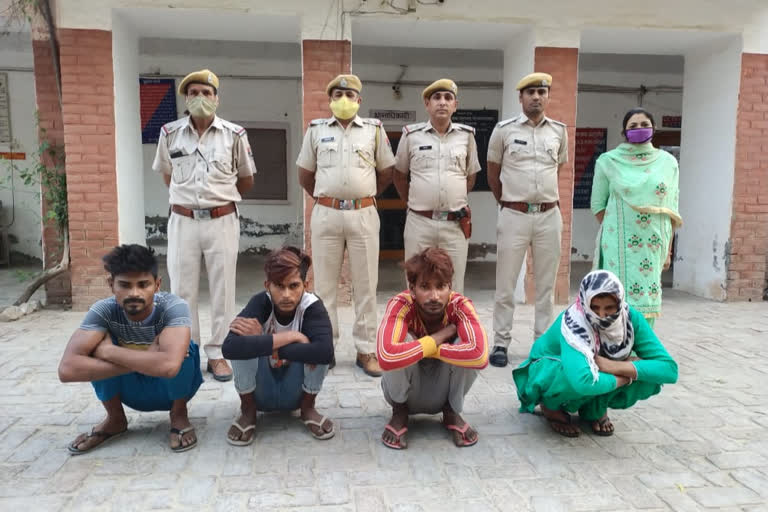 sriganganagar crime news, Police arrested theft