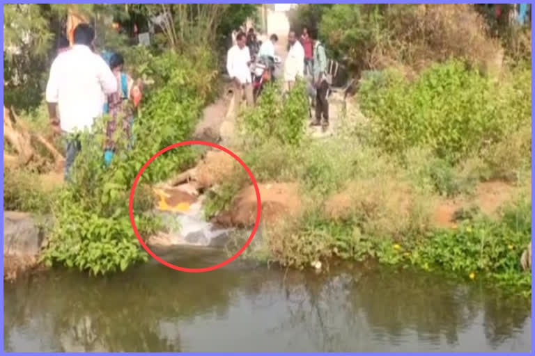 Canal embankment damaged