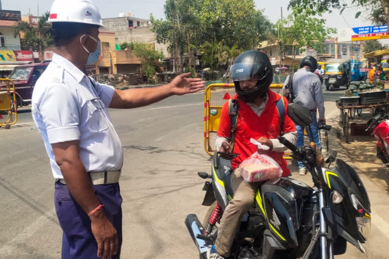 Police surveillance started in crowded area in ranchi