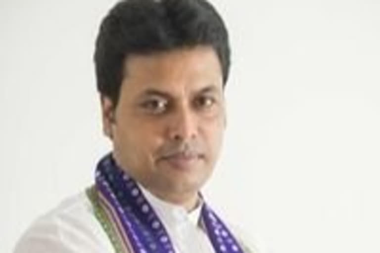 Tripura CM tests Covid positive  isolates himself  ത്രിപുര  മുഖ്യമന്ത്രി  ബിപ്ലവ്‌ കുമാർ ദേബ്‌  കൊവിഡ്‌