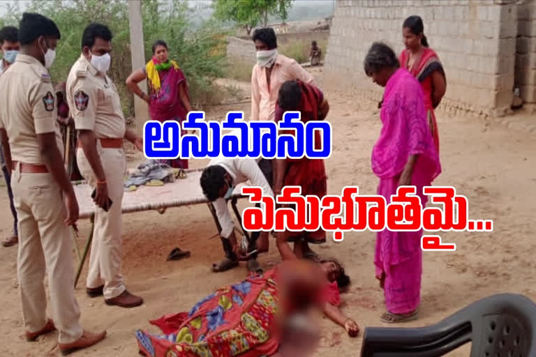 husband killed wife in chandrasekharapuram, murders in chandrasekharapuram