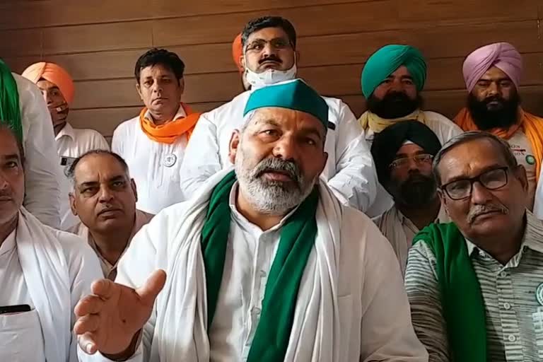 Rakesh Tikait reached Yamunanagar to meet farmers