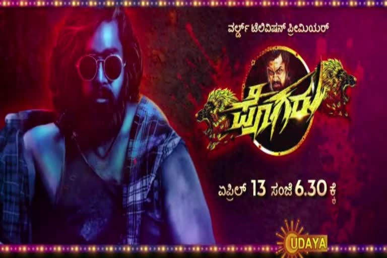 pogaru film in ugadi tv on april 13th