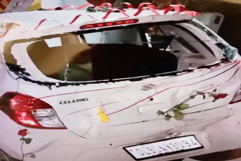 bhiwani dabbang broke grooms car