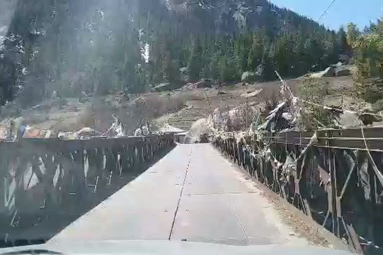 Damaged bridge repaired in Kinnaur