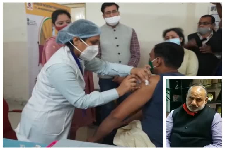 24 hours corona vaccination available in north mcd girdhari lal hospital