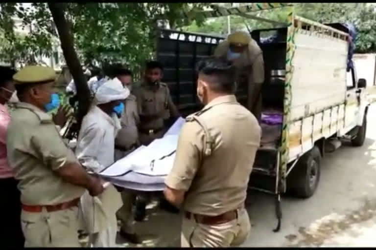 An inmate committed suicide in a temporary jail in Amroha district