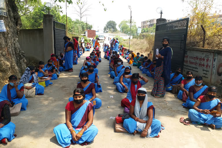 Jal Sahia protests in Hazaribag