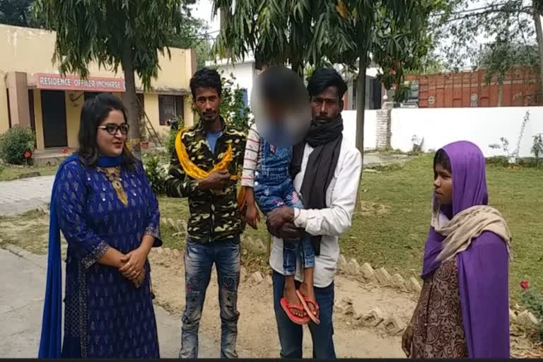 mother daughter missing from bihar found in yamunanagar