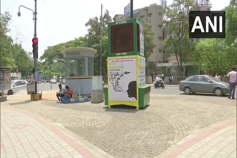 nano technology  Bengaluru's Hudson Circle  Smog tower to purify air installed  Smog tower  നാനോ ടെക്‌നോളജി  ഹഡ്‌സൺ സർക്കിളിൽ 'സ്‌മോഗ് ടവർ' സ്ഥാപിച്ചു  'സ്‌മോഗ് ടവർ' സ്ഥാപിച്ചു  ഹഡ്‌സൺ സർക്കിളിൽ സ്‌മോഗ് ടവർ