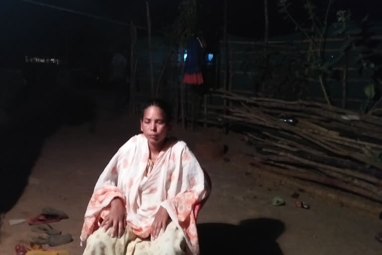 Martyr soldier Kishore Andreek wife