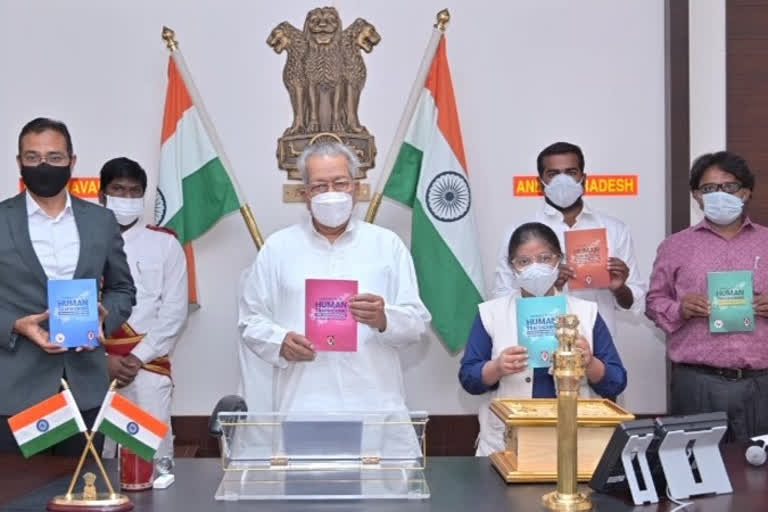 governor biswabhusan harichandan launches 'Handbook on Counter Human Trafficking'