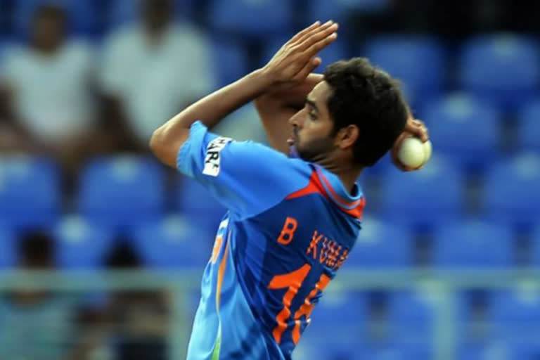 Sports  Bhuvneshwar  Bhuvneshwar kumar  ICC  പ്ലെയർ ഓഫ് ദ മന്ത്  ഭുവനേശ്വർ കുമാര്‍