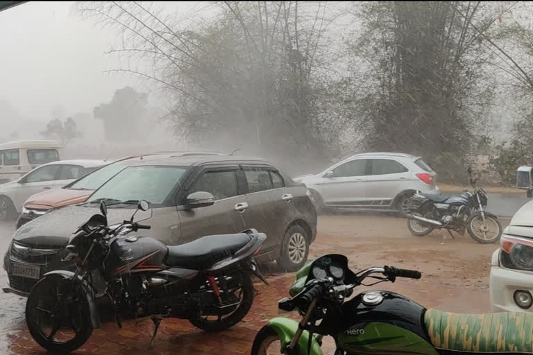 Heavy rain in keshkal