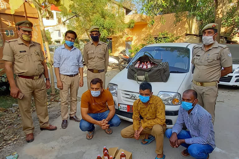 soldiers involved in liquor smuggling arrested in Ghaziabad