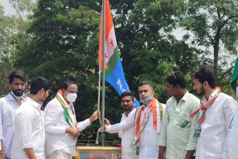 NSUI celebrations in Nizamabad