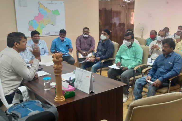 jayashankar bhupalpally collector krishna aditya video conference with officials